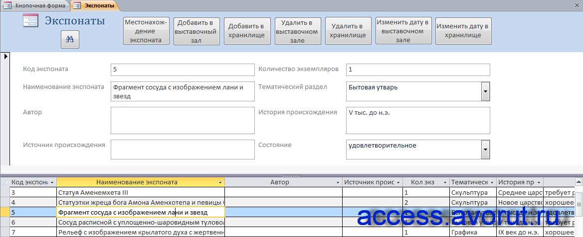 Контрольная работа по теме Хранилища и базы данных